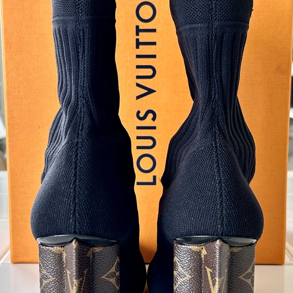 Louis Vuitton silhouette ankle boot , black size 37 - Picture 2 of 16